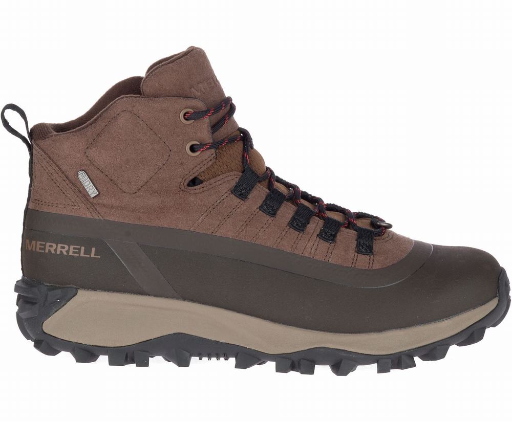 Merrell Men's Thermo Snowdrift Mid Shell Waterproof Winter Boots - Deep Grey ZA 426MZRSUH
